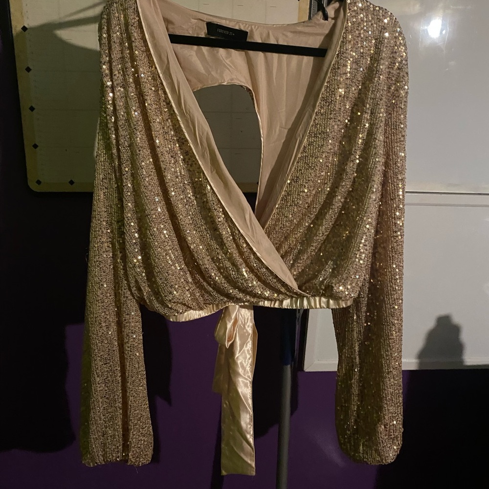 Gold long sleeve